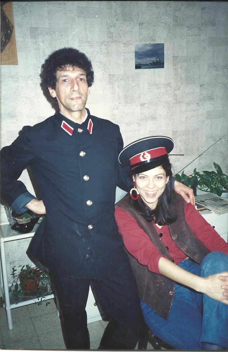 Михаил Генделев и Рут Левин. Иерусалим, 1990 г.