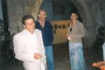 Михаил Генделев, Аркан Карив и Юлия Рабская. На выставке Лены Зайдель в Мусраре, 1999 г.