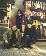 Михаил Генделев и Виниамин Смехов. Прага, 1998 г. ,Фото: Л. Львовская