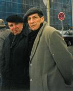 Михаил Генделев и Леонид Гиршович. Ганновер, 1998 г.