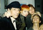Михаил Генделев, Лена Зайдель, Ольга Медведева и Демьян Кудрявцев. Иерусалим, 1992 г.